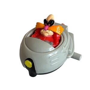 1993 SEGA Sonic the Hedgehog Dr Robotnik Eggman Toy Vehicle‎ Working WindUp Car